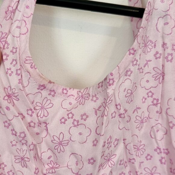 NWT Abound Pink Daisy Floral Halter Tie Neck Sleeveless Summer Dress - M - Picture 6 of 8